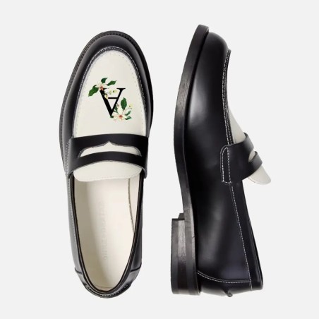 All-New Hand-Painted Initial Penny Loafer - Men's On Hand Now