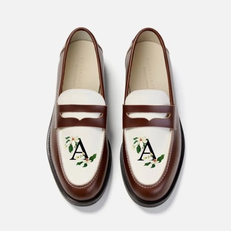 All-New Hand-Painted Initial Penny Loafer - Men's On Hand Now