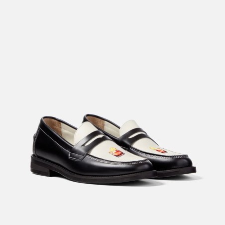 All-New Hand-Painted Motif Penny Loafer - Women's Available Now