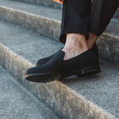 All-New Duke Pyramid Black Loafer - Men's New Release