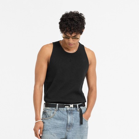 All-New Represent Ribbed Black Vest