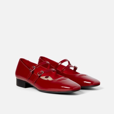 All-New Ruby Red Patent Mary Jane - Women's Available for Immediate Shipping