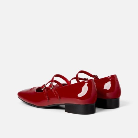 All-New Ruby Red Patent Mary Jane - Women's Available for Immediate Shipping