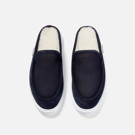 All-New Sean Navy Slipper - Women's On Hand Now