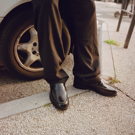 All-New Wilde Black Slip Loafer - Men's Ready for Shipment