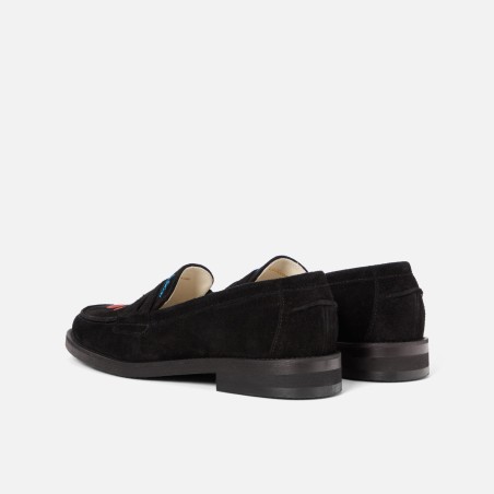 All-New Wilde Black Suede Cherry Penny Loafer - Women's On Hand Now