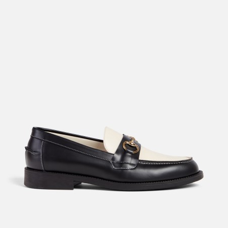 All-New Wilde Black + White Bit Loafer - Men's Just Launched