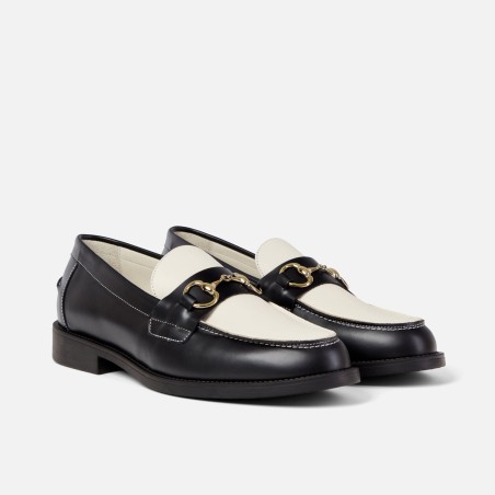 All-New Wilde Black + White Bit Loafer - Men's Just Launched