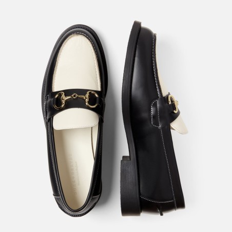 All-New Wilde Black + White Bit Loafer - Men's Just Launched