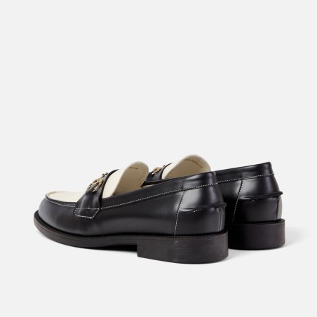 All-New Wilde Black + White Bit Loafer - Men's Just Launched