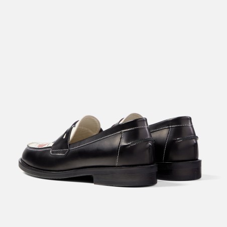 All-New Wilde Hand-Painted Berry Penny Loafer - Men's In Stock