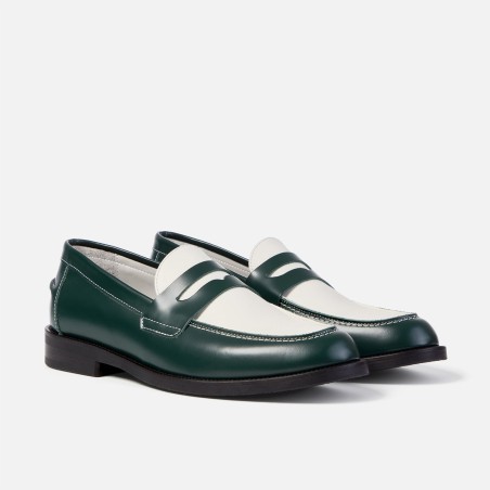 All-New Wilde Forest + White Penny Loafer - Men's Limited Stock