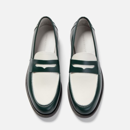 All-New Wilde Forest + White Penny Loafer - Men's Limited Stock