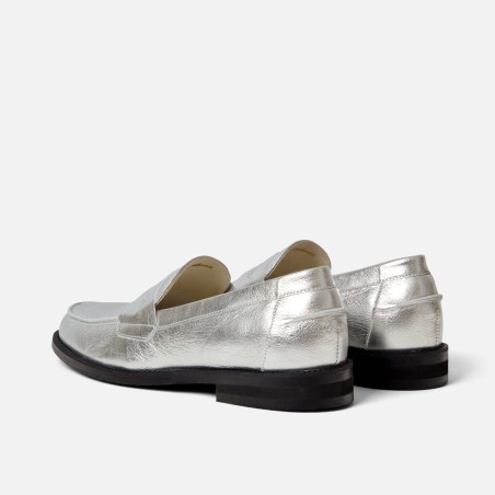 All-New Wilde Silver Penny Loafer - Men's